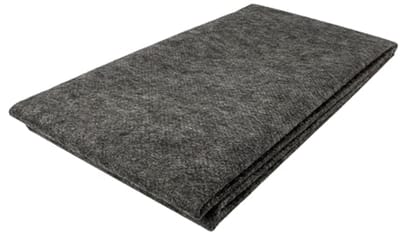 Opstrijkbare tussenvoering voor naaiwerk - 90x100 cm - grijs - medium gewicht - perfect voor patchwork en creatieve projecten