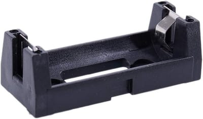 Batterijhouder Kunststof - Cel Houder - CR123A Batterijen - Compact Ontwerp - 4.3 x 2 x 1.8 cm - Zwart