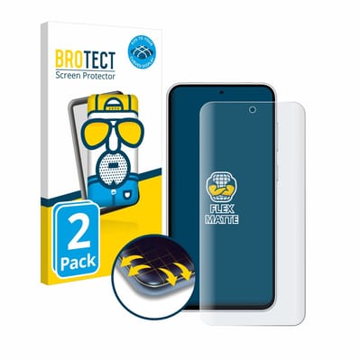 BROTECT - Screenprotector voor Samsung Galaxy S23 FE - Folie Beschermfolie matte volledig dekking 2 Stuks