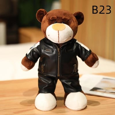 Kawaii helmen & teddyberen motorversieringen schattig met anime gevulde zachte knuffels als vakantiecadeaus ideaal voor vrienden black