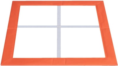 Behendigheidsrooster - Sportgereedschap Fitness - Snelheid Training - Draagbaar Ontwerp - 70 x 70 cm - Oranje