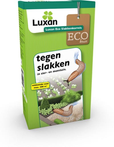 Luxan Slakkenkorrels Eco 500 Gram Karton Groen