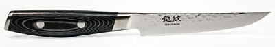 Yaxell Tsuchimon Steakmes 11 cm – VG10 Staal – Gehamerd Lemmet – Micarta Heft