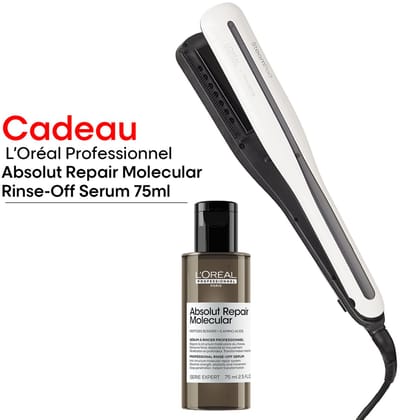 L'Oréal Professionnel Steampod 3.0 + Haarserum cadeau - Professionele 2-in-1 stoom stijltang: voor stijlen & krullen + Absolut Repair Molecular Serum 75ml cadeau voor beschadigd haar