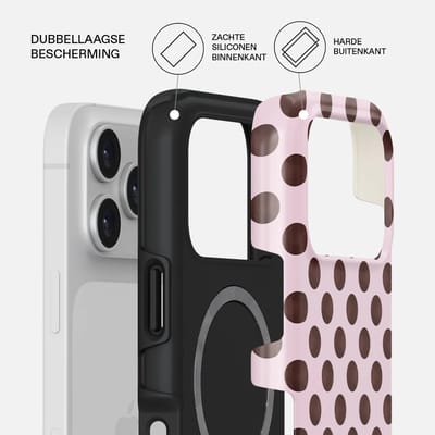 Burga Tough Backcover geschikt voor MagSafe geschikt voor iPhone 17 Pro - New Crush