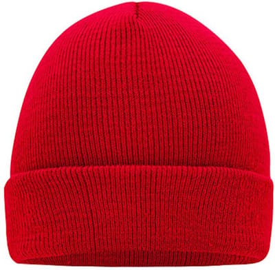 Myrtle Beach 'Knitted Cap' Beanie Red