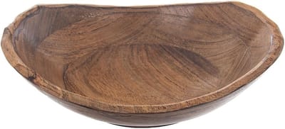 Schaal Houten MANGO 30 cm, 1,6 l - Fruitschaal - Serveerschaal - Schaaltje