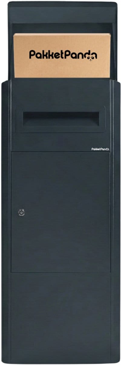 PakketPanda® - Multi Topbox - XXL - Pakketbrievenbus - Brievenbus - Pakketbox - Met brievenopening - RAL5008 - Grafietblauw