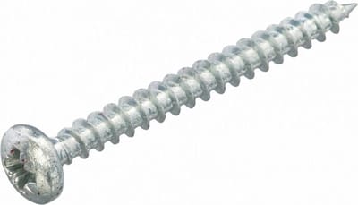Spaanplaatschroeven Clinderkop Pozidriv Verzinkt 3.5x25mm