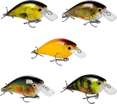 Rocker fat pike bait wobbler voor zander - 13g, 7cm - ideaal voor forel, baars en snoek - 5 kleuren - wobbler set voor zoet- en zoutwater vissen