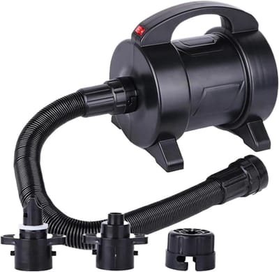Elektrische Luchtpomp - Opblaaspomp Ontluchter - Snel Opblazen - Met 2 Mondstukken - 4.0 psi - One Color