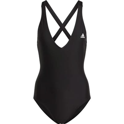 adidas Sportswear 3-Stripes Badpak - Dames - Zwart- 34