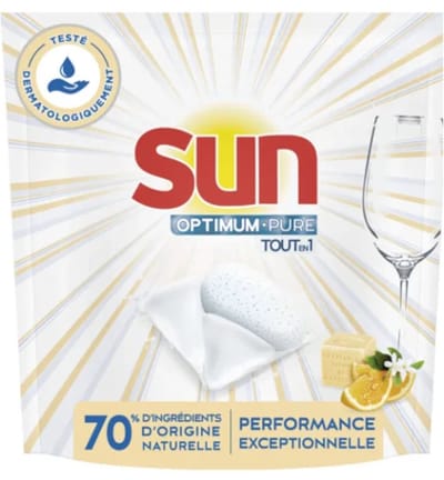Sun vaatwastabletten 28 tabs optimum-pure tout en 1