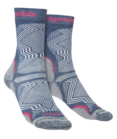 Bridgedale - Dames Hiking Ultralight Boot Sokken - Donker Denim