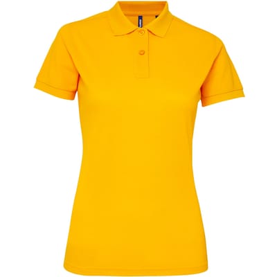 Asquith & Fox Dames/dames Performance Blend Poloshirt met korte mouwen (Zonnebloem)
