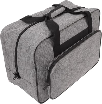 Draagbare Naaimachine Tas - Opbergtas Reisstijl - Naaiwerk Onderweg - Veel Opbergruimte - 46 x 23 x 31 cm - Grijs