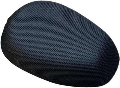 Motorfiets Kussenhoes - Scooter Zadel - Comfortabel Rijden - Ademend Mesh Materiaal - 47x35CM - Zwart