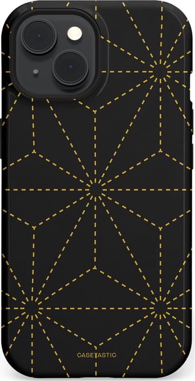 Casetastic Hoesje Geschikt voor Apple iPhone 15 Magsafe - Stijlvolle Beschermende Duo-layer Case - Vouwlijn