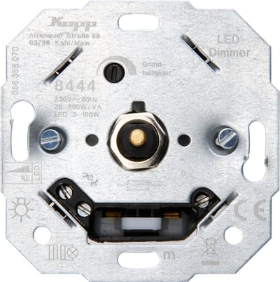 Kopp LED inbouwdimmer - 3-100W - universeel - instelbare helderheid - IP20