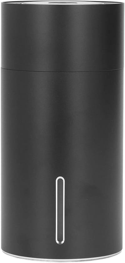 USB-luchtbevochtiger Geluidsarm Automatische Mini Draagbare Auto Geurverspreider 260ML voor in de Auto (BLACK)
