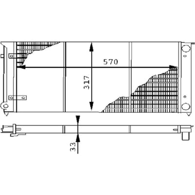 Radiator MAHLE CR 414 000S