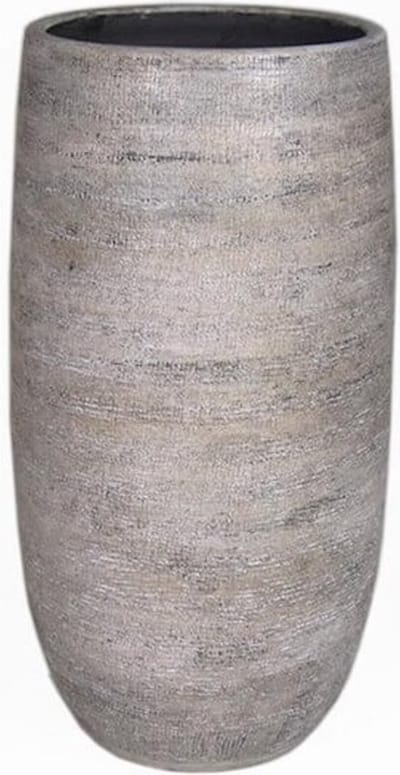 Vaas mira d26h50cm industrieel wit