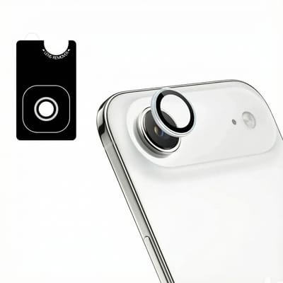 imoshion Camera Lens Protector - Geschikt geschikt voor Apple iPhone 17 Air - 2 Pack - Zilver