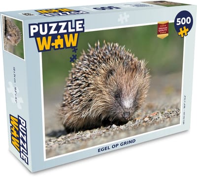 Puzzel Egel op grind - Legpuzzel - Puzzel 500 stukjes