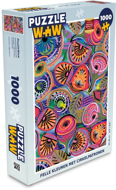 Puzzel Cirkel - Figuren - Bladeren - Legpuzzel - Puzzel 1000 stukjes volwassenen