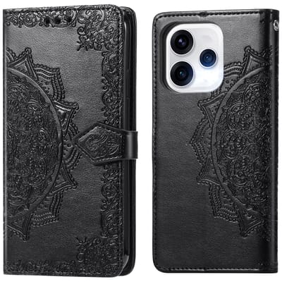 imoshion Hoesje - Geschikt voor Oppo Reno15 (5G) - Mandala Bookcase - Zwart