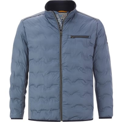 Jan Vanderstorm herren Donsjack - 54 - blauw - Plus Size