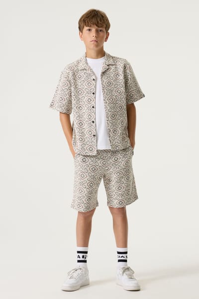Short in jacquard geweven kind Garcia