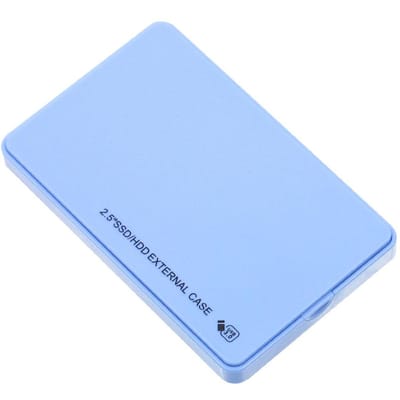 2,5 inch USB 3.0 Harde Schijf Behuizing 5Gbps SATA HDD SSD Mobiele Externe Case voor Notebook blauw