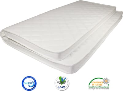 Matrassenmaker Topmatras 140x210 Koudschuim HR55 Hard Dubbeldoek Topper - Tweepersoons - Matrassenmaker