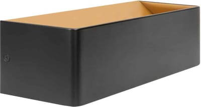 Wandlamp | 30 cm | Strijklicht wandlampen | LED | goud zwart | aluminium metaal | moderne design accent verlichting