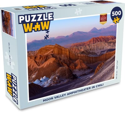 Puzzel Moon Valley Amphitheater in Chili - Legpuzzel - Puzzel 500 stukjes