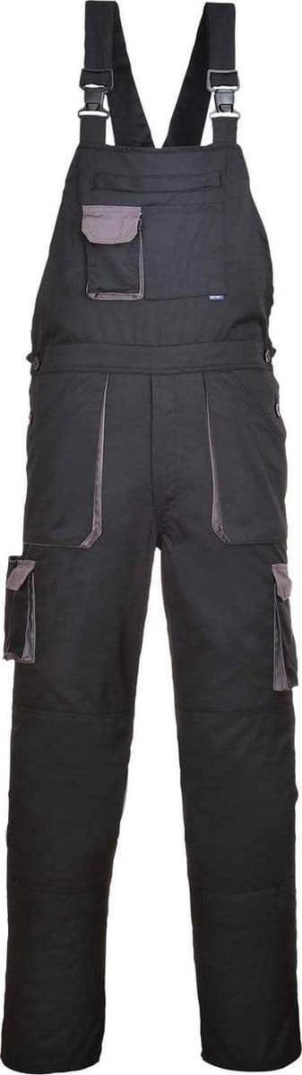 Portwest Portwest Texo Contrast Amerikaanse Overall TX12 - Zwart - L