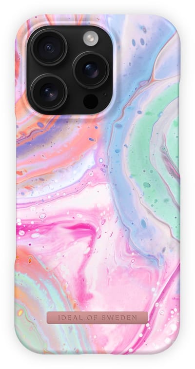 iDeal of Sweden Fashion Case met magnetische ring geschikt voor iPhone 16 Pro Max Pastel Marble