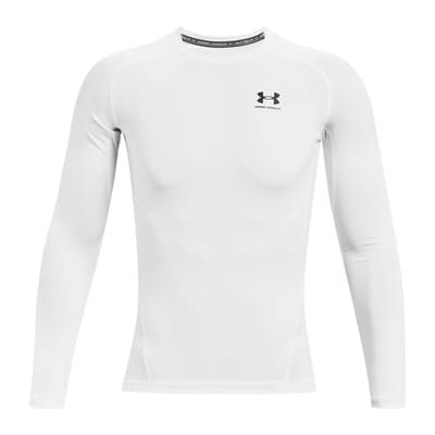 Under Armour Baselayer Hg Comp Longsleeve Ondergoed Met Lange Mouwen Wit K100