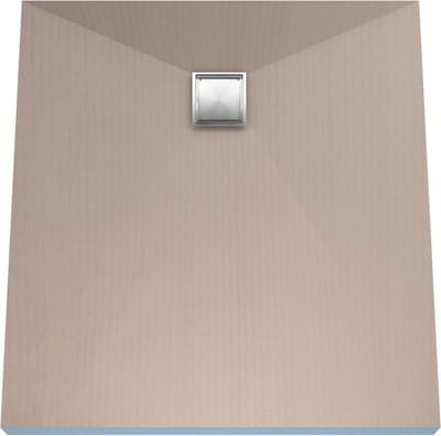 Betegelbare doucheplaat 90 x 150 cm Wiper Showerlay doucheput type Pure