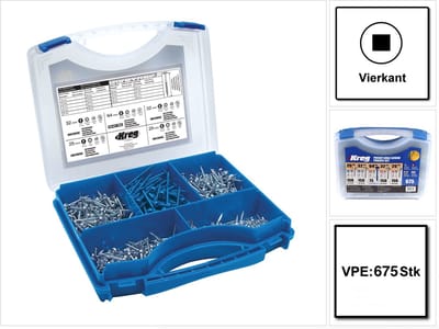 Kreg Pocket boring schroevenset, 675-delig - Mooie starterset Pocketholeschroeven
