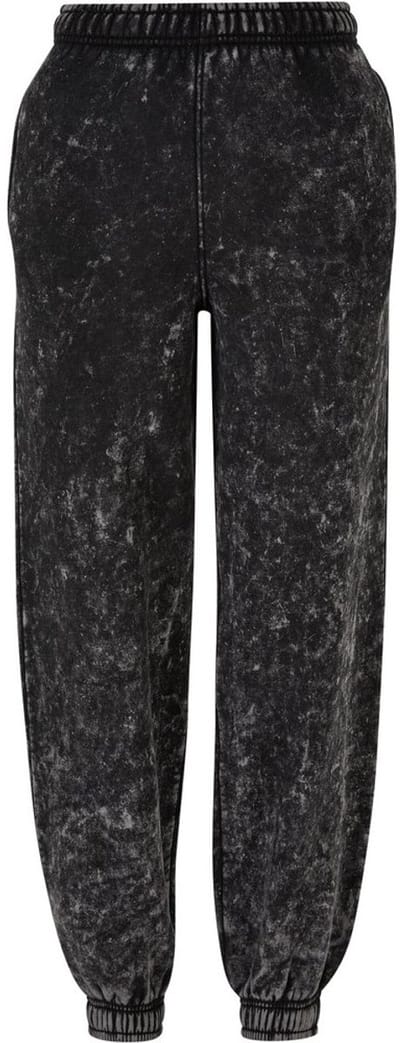Urban Classics - Towel Washed Dames joggingbroek - 4XL - Zwart