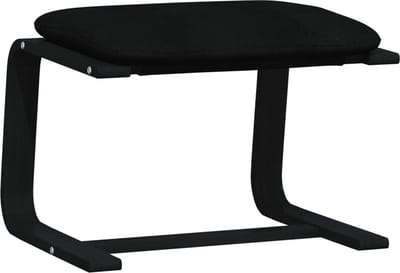 vidaXL - Voetenbank - 51x41x40 - cm - stof - zwart