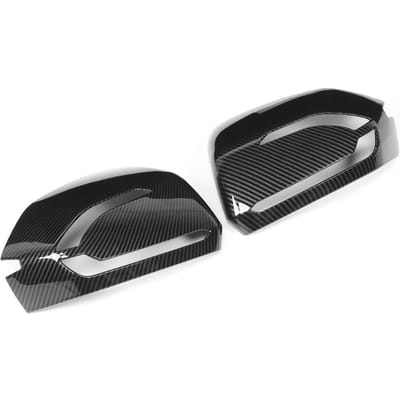 2 stuks Achteruitkijkspiegelkap Behuizing Passend voor Hyundai Palisade 20192020 Koolstofvezel textuur black