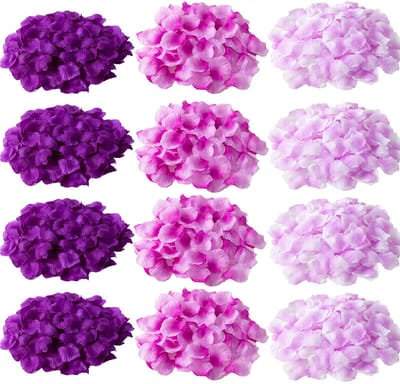 Zijde Rozenbloemblaadjes - Romantische Decoratie - Set van 3000 Stuks in 3 Kleuren