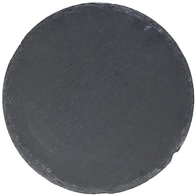 Rond Tafelblad 25 x 25 x 1 cm - Zwart