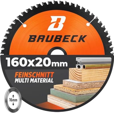 Cirkelzaagblad 160x20 mm - Multifunctioneel zaagblad voor hout, aluminium, metaal en meer