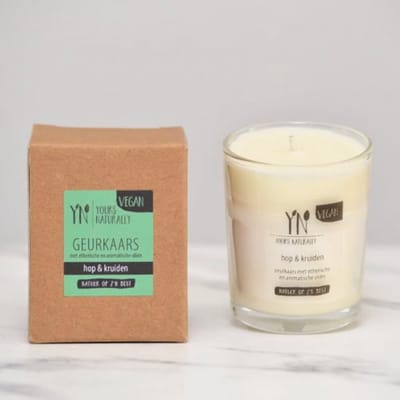 Votive geurkaars hop & kruiden