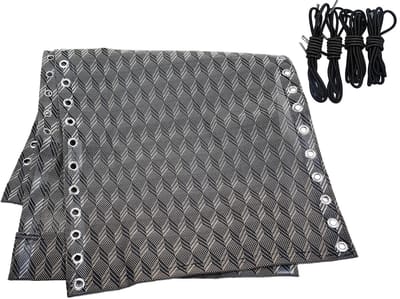 Universele Vervangende Stofband met Rubber Koord Set voor Tuinstoel en Zero Gravity Stoel 160 x 43 cm