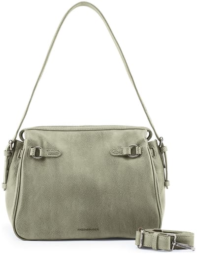 FREDsBRUDER Leren schoudertas My Forever Friend Shoulderbag Leaf kaki